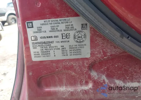 2011 Buick Enclave Cx z USA, uszkodzony, nr VIN 5GAKRAED4BJ236407